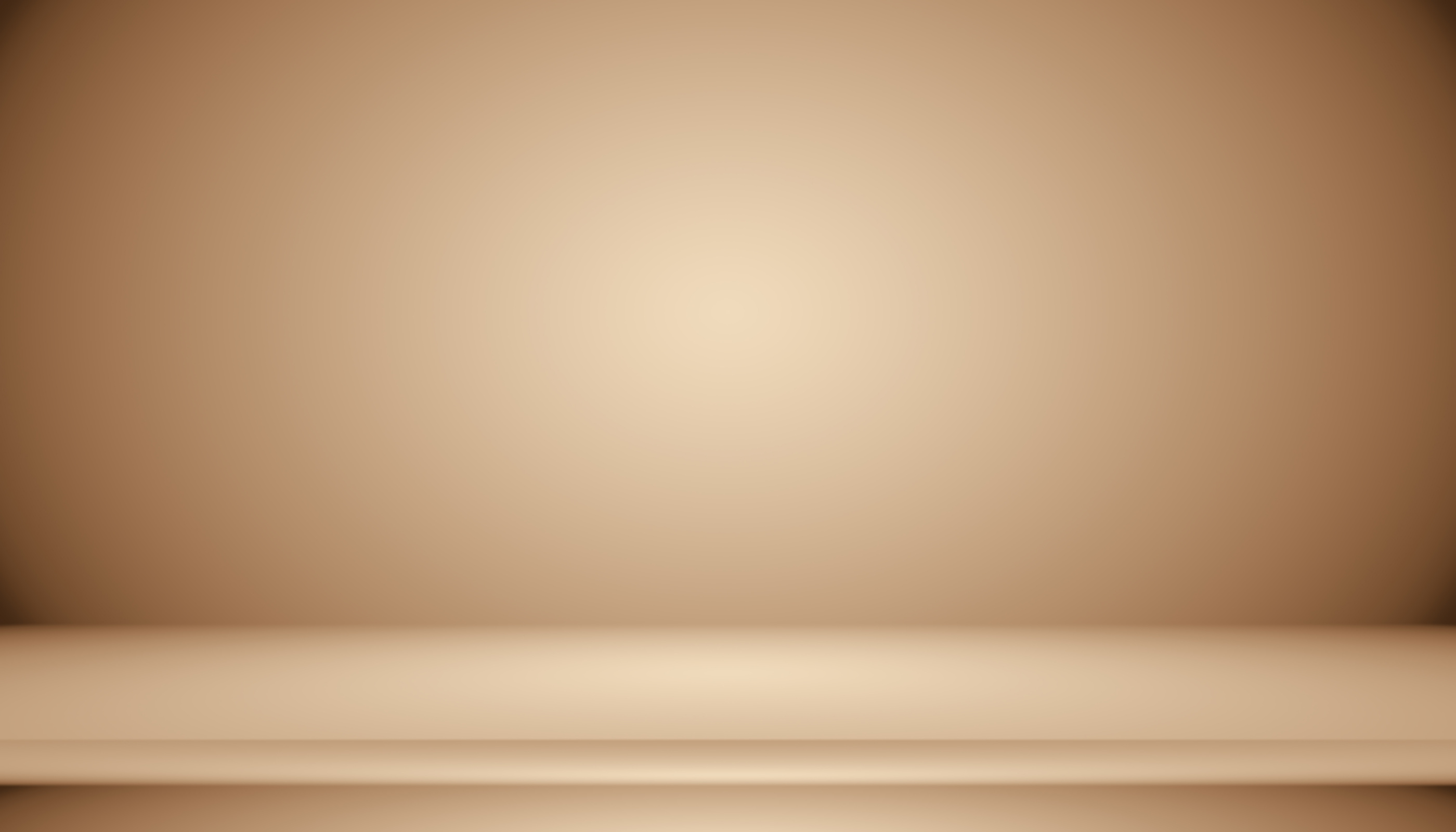 Abstract Brown Gradient Well Used as Background for Product Display.