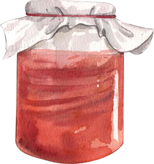 Kombucha Concept.. Cartoon Tea Mushroom Drink. Various Bottles with Ginger and Sugar.Watercolor Cool Summer Vegan Carbonated Beverage Collection