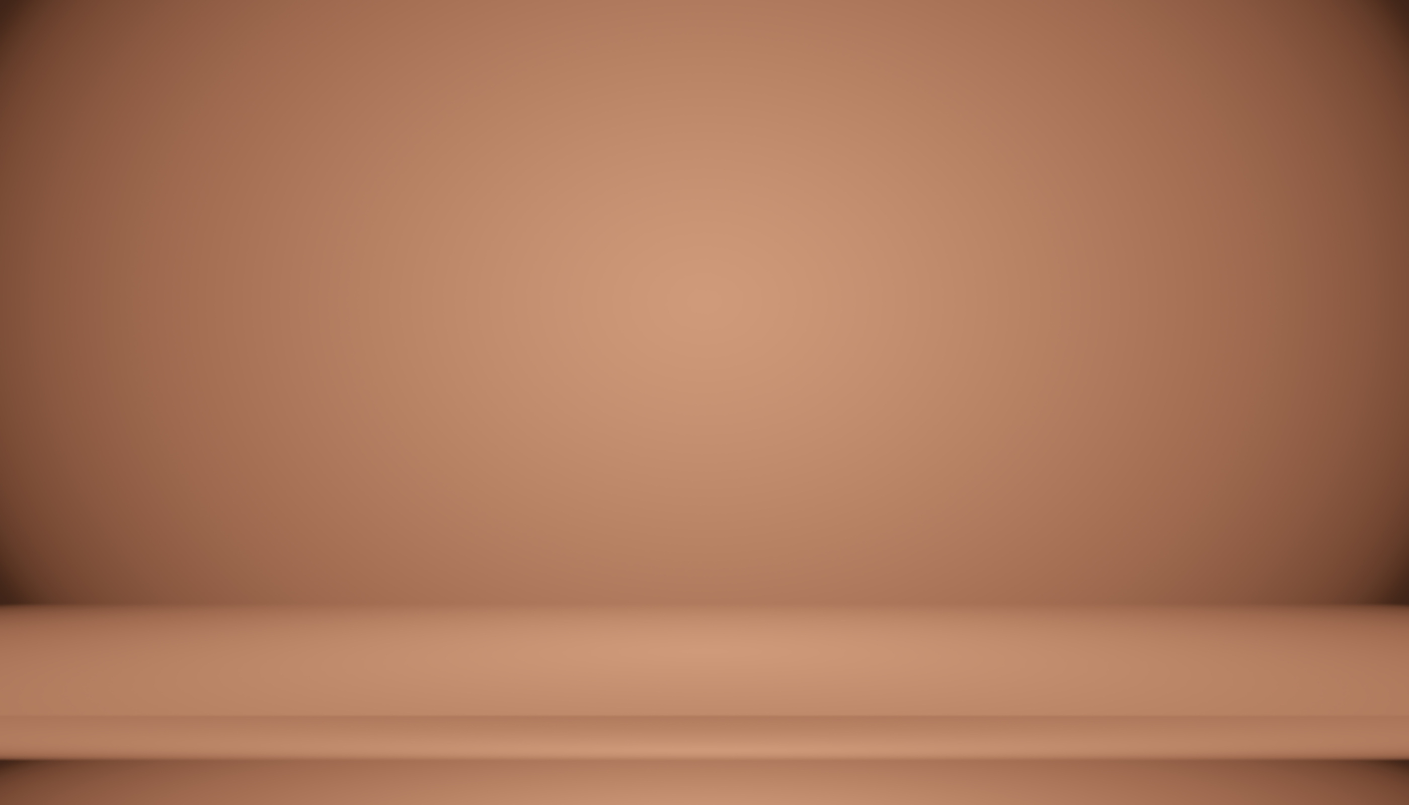 Abstract Brown Gradient Well Used as Background for Product Display.